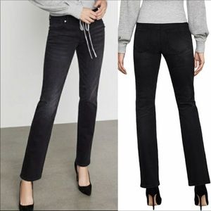 BCBGMAXAZRIA Distressed Straight Leg Jeans Size 32